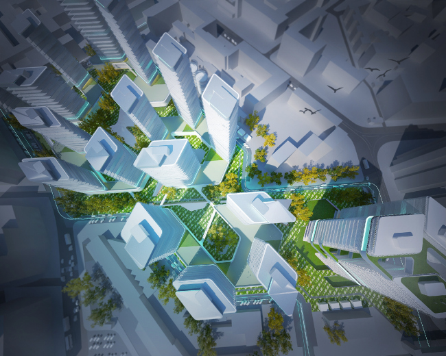 The project of "Annenhof Grove" residential complex at the Krasnokazarmennaya Street � 4izmerenie