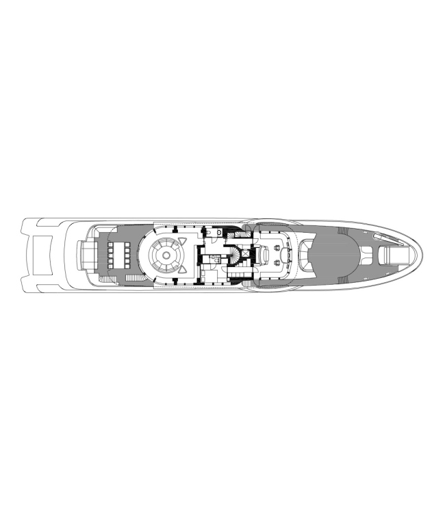 Plan of the pilot house  Designed by Erick van Egeraat