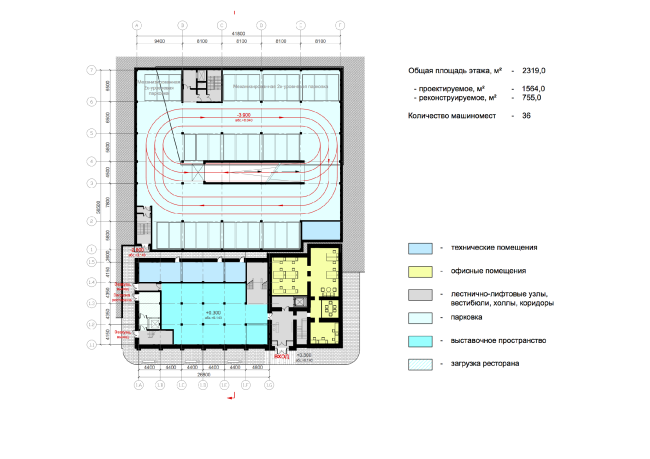 Plan of the basement floor  ABD architects