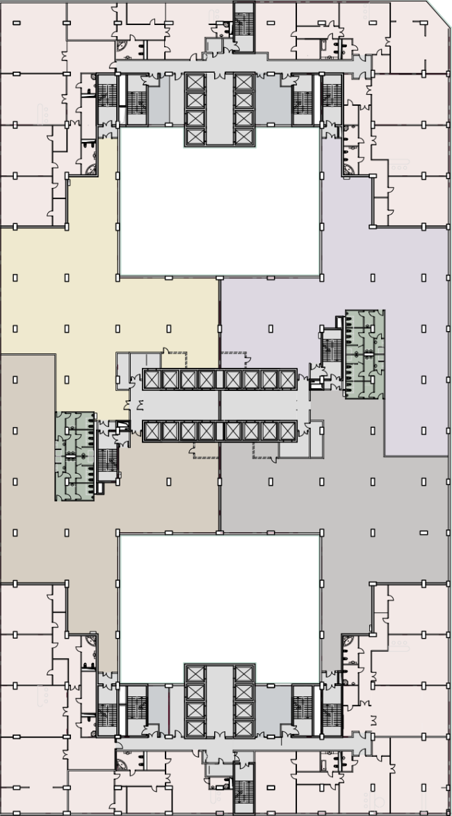 Многофункциональный комплекс President Plaza. План типового этажа