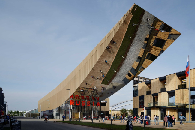 Russian Pavilion at EXPO 2015 in Milan. SPEECH. Photo  Aleksey Naroditsky