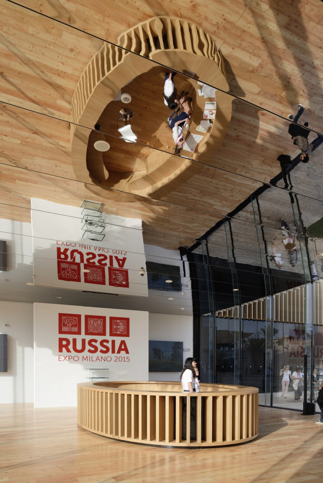 Russian Pavilion at EXPO 2015 in Milan. SPEECH. Photo  Aleksey Naroditsky