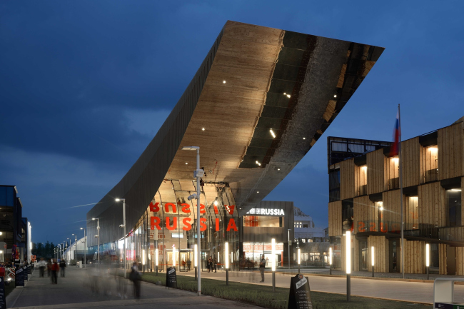 Russian Pavilion at EXPO 2015 in Milan. SPEECH. Photo  Aleksey Naroditsky