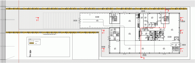 Master plan on the level of the first floor. Russian Pavilion at EXPO 2015 in Milan. SPEECH.  SPEECH