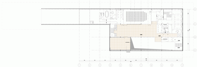 Plan of the second floor. Russian Pavilion at EXPO 2015 in Milan. SPEECH.  SPEECH