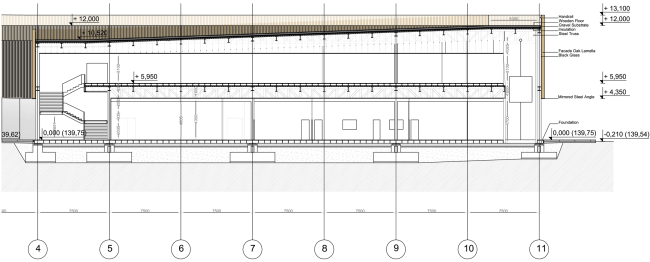 Cross section. Russian Pavilion at EXPO 2015 in Milan. SPEECH. � SPEECH