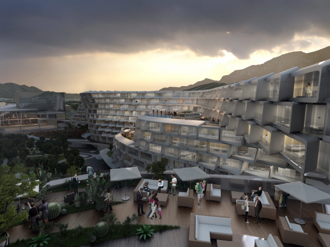 ����� �������� Esfera City Center � Zaha Hadid Architects