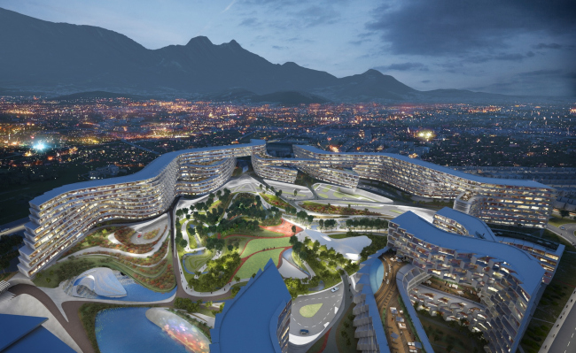 ����� �������� Esfera City Center � Zaha Hadid Architects