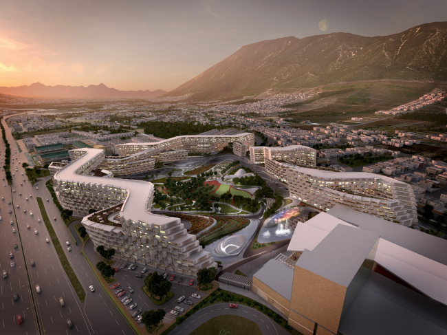 ����� �������� Esfera City Center � Zaha Hadid Architects