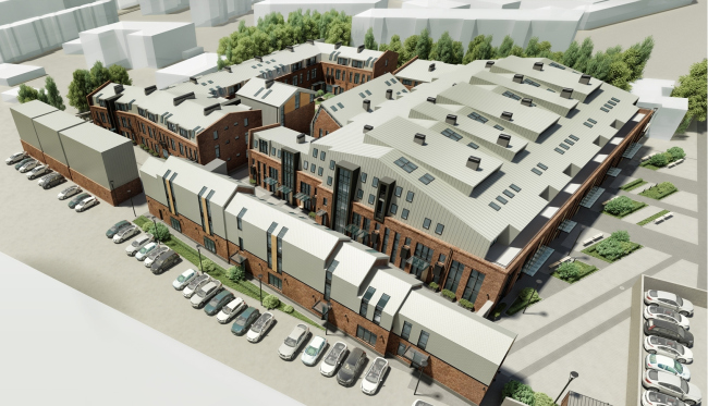 Remodelling the industrial park into the loft quarter "Studio #8" � T+T Architects