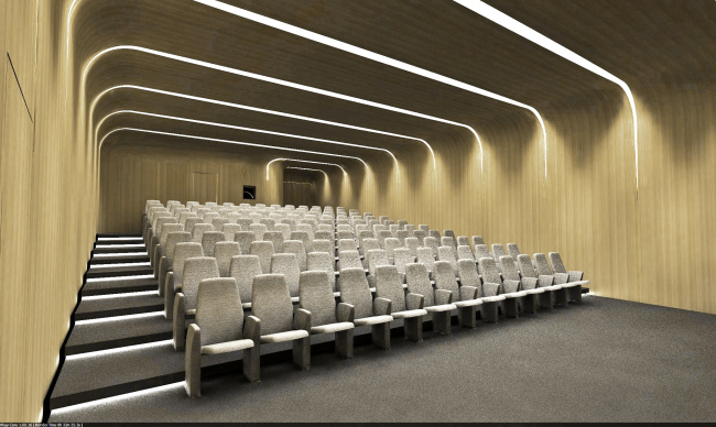 Корпус Investcorp Центра Ближнего Востока Колледжа Сент-Энтони Оксфордского университета. Проект 2013 года © Zaha Hadid Architects