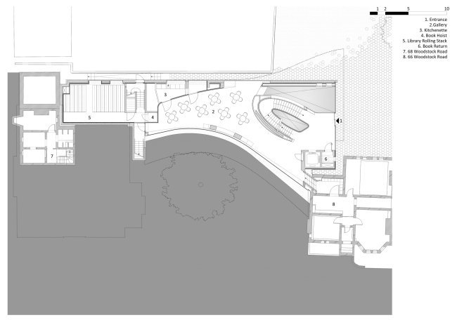 Корпус Investcorp Центра Ближнего Востока Колледжа Сент-Энтони Оксфордского университета © Zaha Hadid Architects