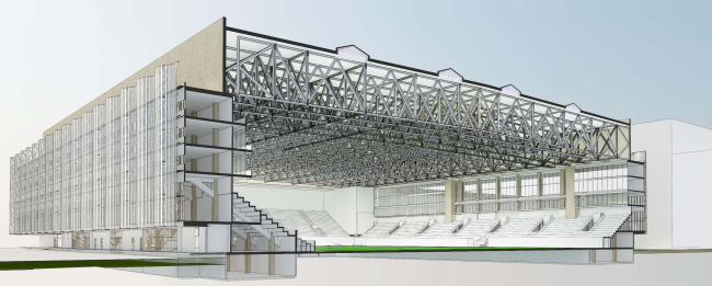 Multifunctional complex of "Spartak" football stadium  GrandProjectCity