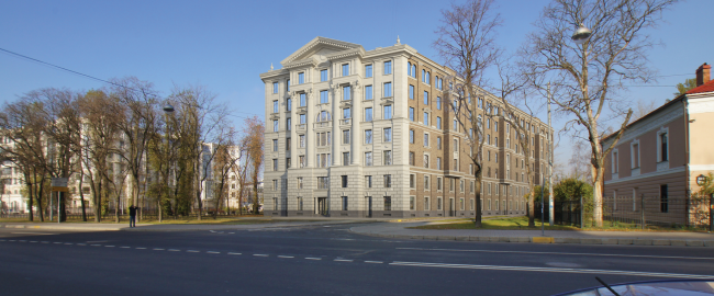 Multiapartment building with inserted premises on the Morskoy Avenue  Eugene Gerasimov and Partners