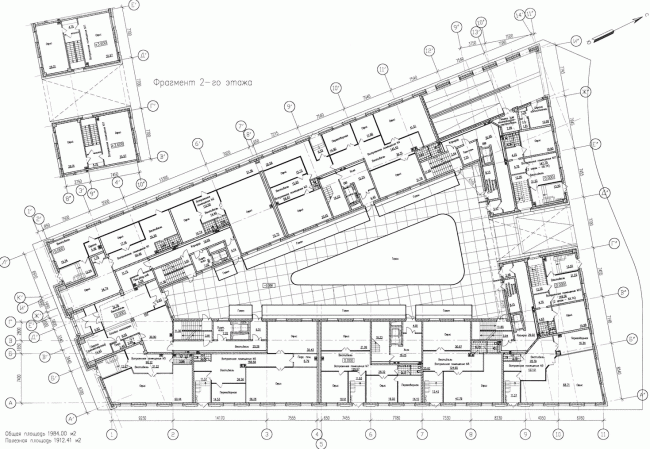 Plan of the first floor  Eugene Gerasimov and Partners