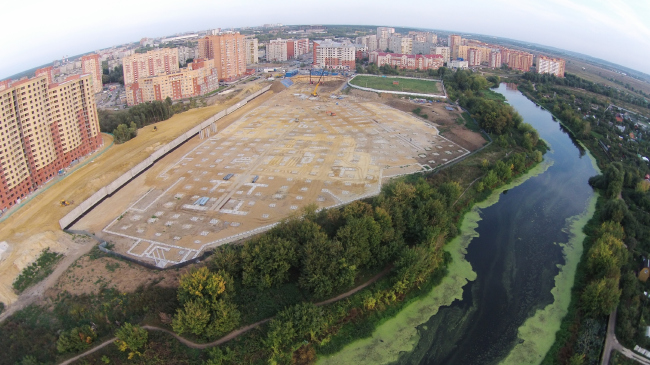 Торгово-развлекательный центр «Атласпарк» в Жуковском. Строительство © UNK project