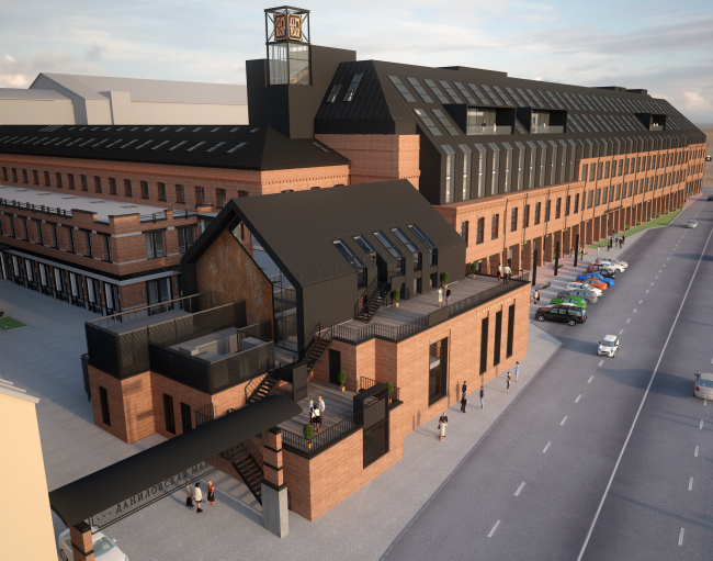 Reconstruction project of "Danilovskaya Manufactura" Factory into a LOFT business center � City-Arch