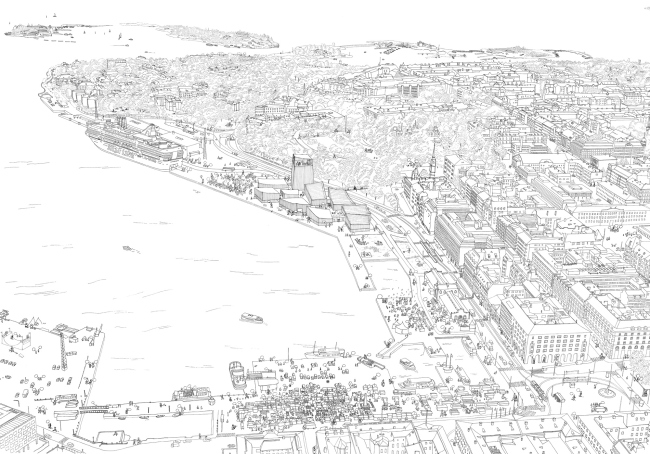 Moreau Kusunoki Architectes. ����� ����������� � ���������. �����������: designguggenheimhelsinki.org