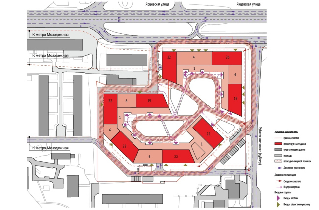 Проект жилого комплекса на Рублевском шоссе. Генплан. Проектировщик: de Architekten Cie и проектное бюро АПЕКС. Заказчик: ГК «ПИК» Проект жилого комплекса на Рублевском шоссе. Генплан. Проектировщик: de Architekten Cie и проектное бюро АПЕКС. Заказчик: ГК «ПИК»