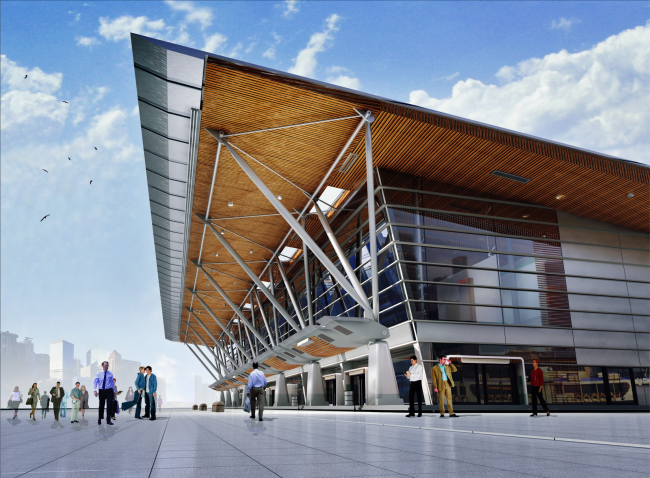 Sea passenger terminal. Terminal #1 (cruise) � "A.Len"