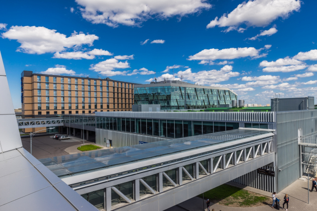 The business center and the hotel near "Pulkovo" airport  A.Len