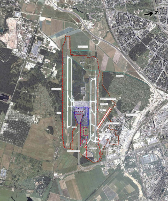 The business center and the hotel near "Pulkovo" airport. Location plan � A.Len