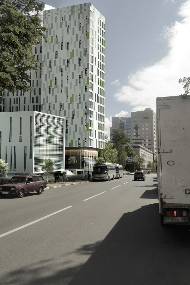 Instruction and administrative building �2 in Mytischi. Version 2 � Vissarionov Studio