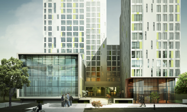 Instruction and administrative building �2 in Mytischi. Version 2 � Vissarionov Studio