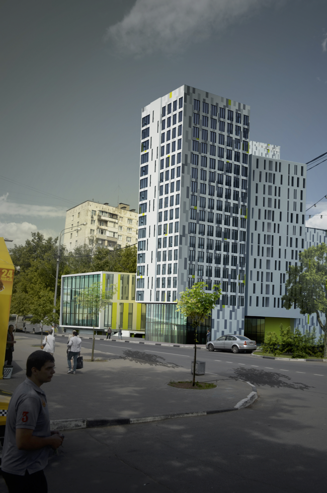 Instruction and administrative building �2 in Mytischi. Version 2 � Vissarionov Studio