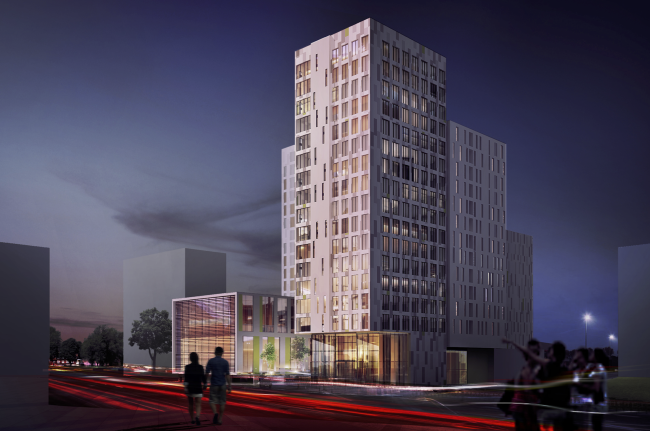 Instruction and administrative building �2 in Mytischi. Version 2 � Vissarionov Studio