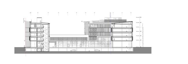 План офисного комплекса Green Place © Goring & Straja Architects