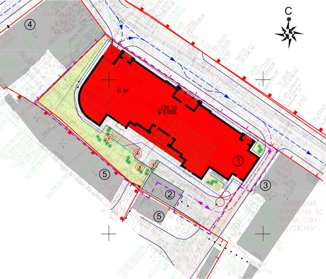 Residence in Vsevolozhsky. Master plan