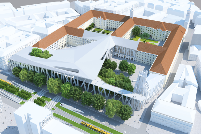 Project for New National Gallery and Ludwig Museum in Budapest � (designed by) Erick van Egeraat