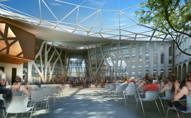 Project for New National Gallery and Ludwig Museum in Budapest  (designed by) Erick van Egeraat