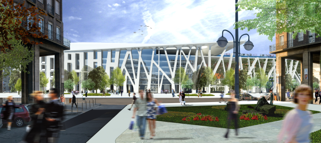 Project for New National Gallery and Ludwig Museum in Budapest  (designed by) Erick van Egeraat