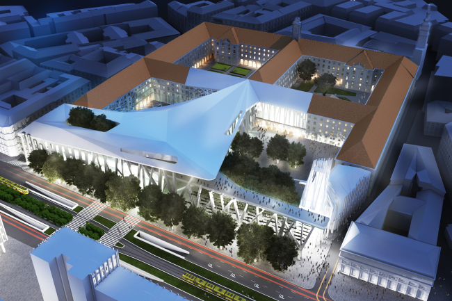 Project for New National Gallery and Ludwig Museum in Budapest � (designed by) Erick van Egeraat
