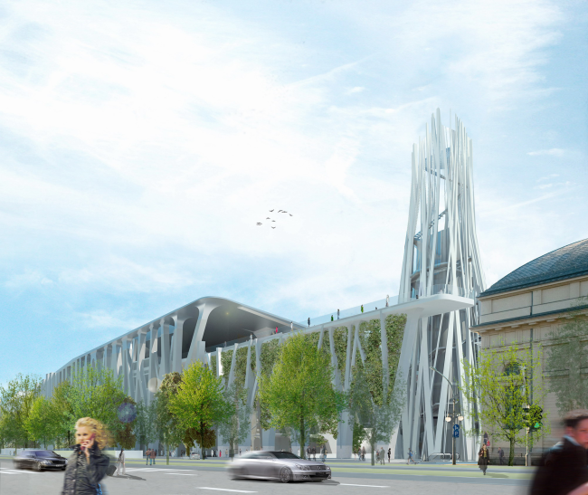 Project for New National Gallery and Ludwig Museum in Budapest  (designed by) Erick van Egeraat