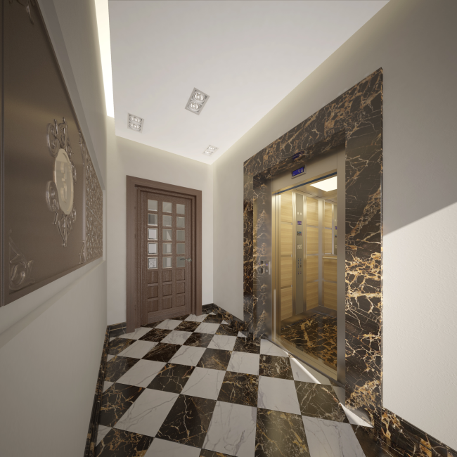 Multi-apartment building with integrated premises in Baskov Alley � Eugene Gerasimov and partners