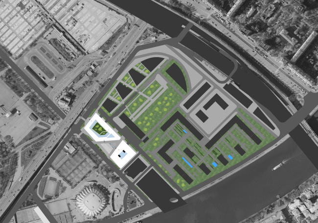 Rusian Olympic Committee HQ. Master plan � "Reserve"