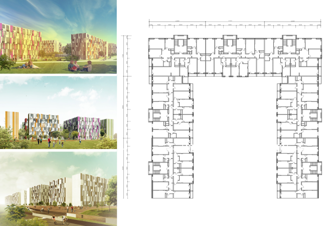 Architectural and engineering proposal on the housing project in Ilinskoe. Archetype of the residential construction  Vissarionov Studio