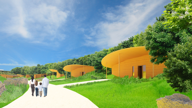 Architectural concept of "Ishim" techno-park. Villas � Totan Kuzembaev Studio