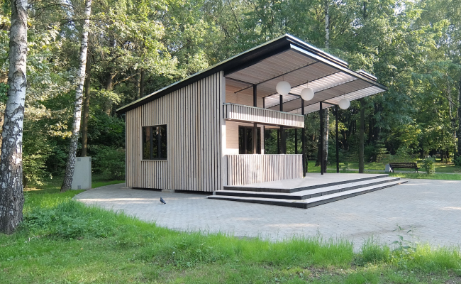 Pavilions in the Izmailovsky Park  People's Architect