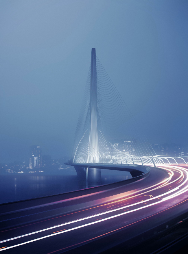 Мост Даньцзян. Архитекторы: Zaha Hadid Architects. Изображение: MIR