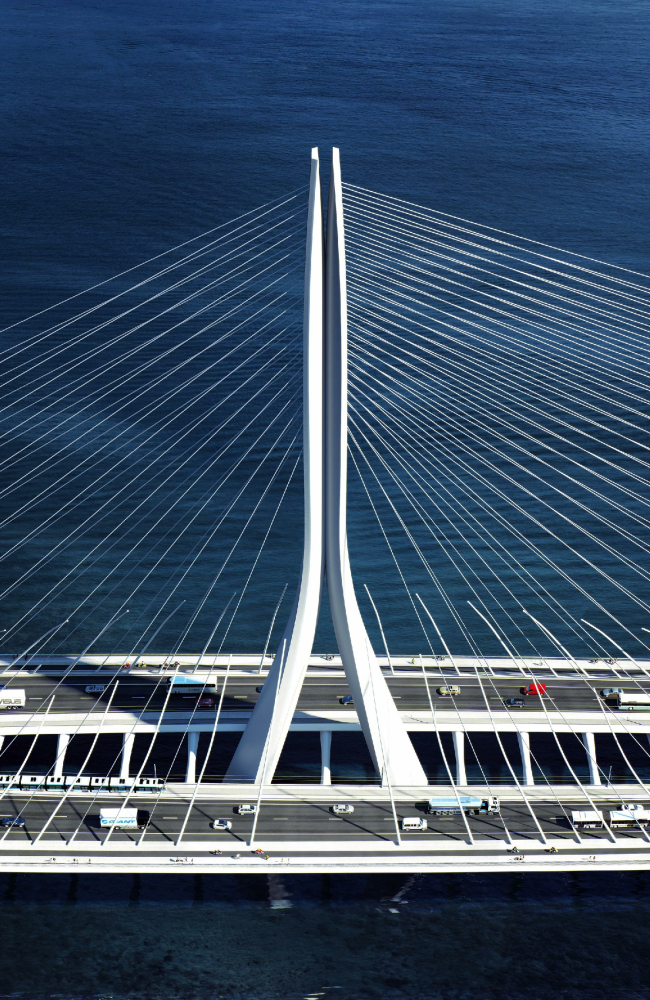Мост Даньцзян. Архитекторы: Zaha Hadid Architects. Изображение: MIR