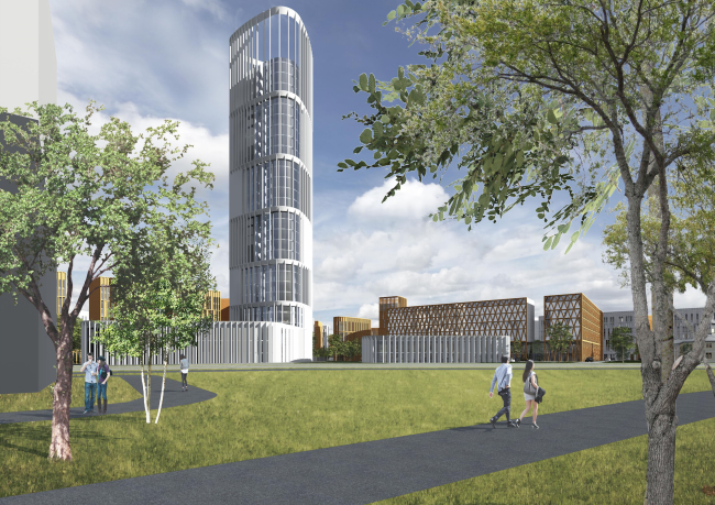 Project of building Kazan's "Sedmoye Nebo" ("Seventh Heaven") residential district � Sergey Skuratov Architects