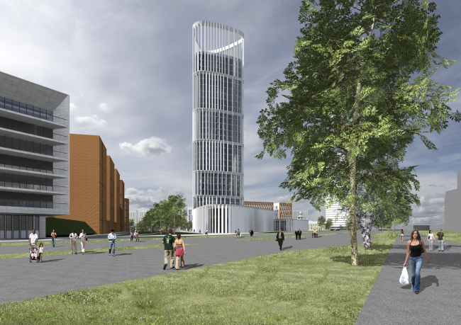 Project of building Kazan's "Sedmoye Nebo" ("Seventh Heaven") residential district � Sergey Skuratov Architects