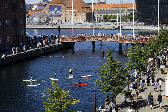 Церемония открытия моста Сиркельброэн © Søren Svendsen для фонда Nordea
