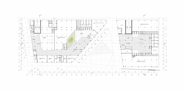 Rusian Olympic Committee HQ. Plan of the first floor � "Reserve"