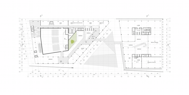 Rusian Olympic Committee HQ. Plan of the second floor � "Reserve"