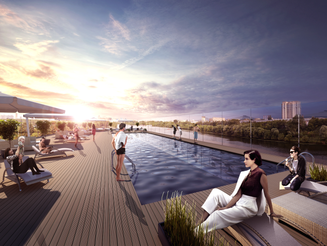 RADISSON BLU MOSCOW RIVERSIDE HOTEL&SPA � Asadov Architectural Bureau; GrandProjectCity; Polyansky Institute of Architecture